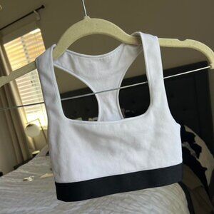 Abercrombie & Fitch color block sports bra